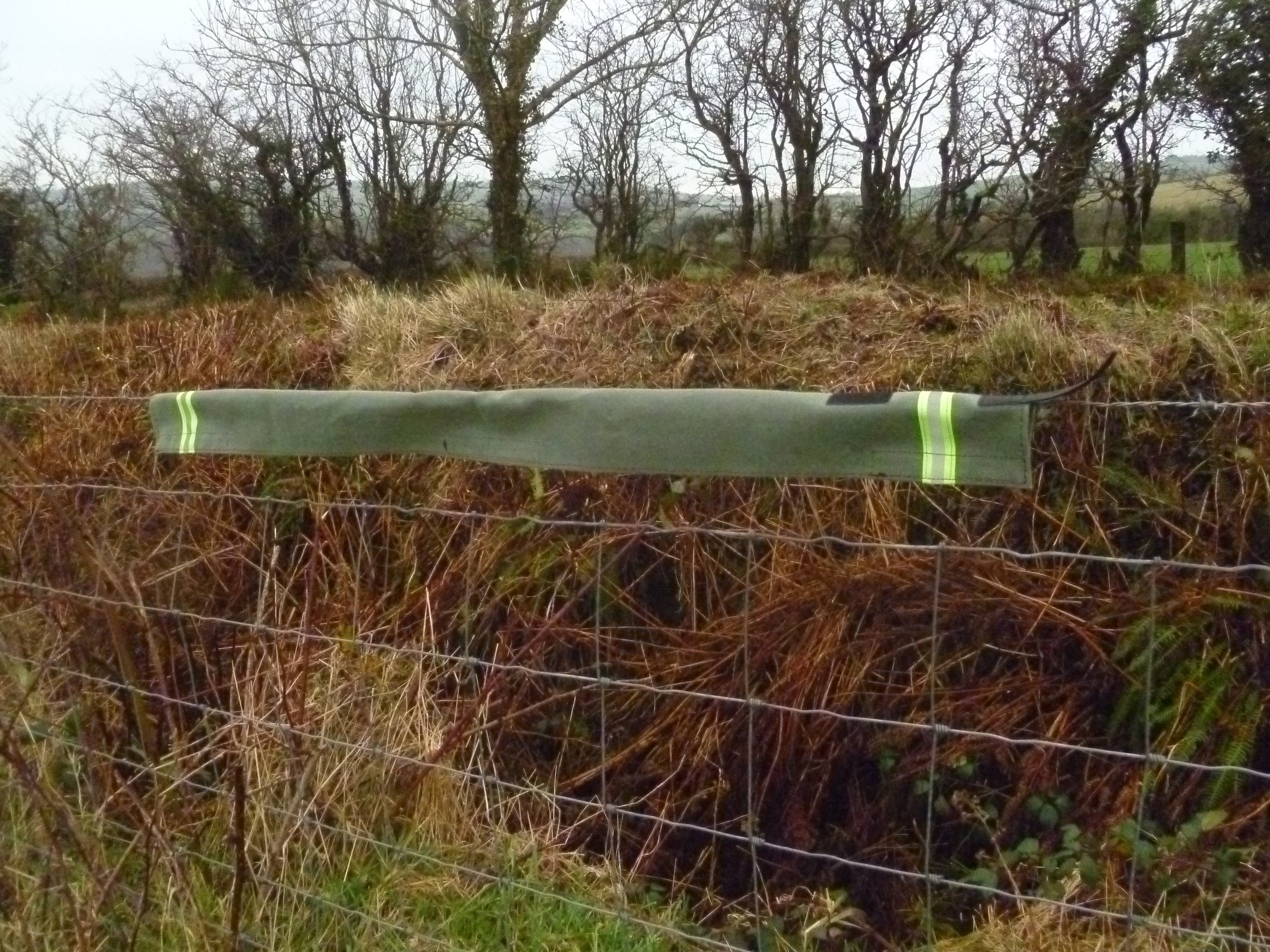 Barbed shop wire cover