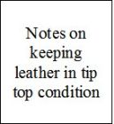 Cleaning and conditioning leather advice