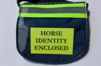 navy horse small